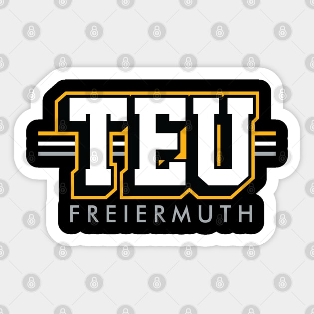 Tight End University - TEU - Pat Freiermuth - Pittsburgh Steelers Sticker by nicklower